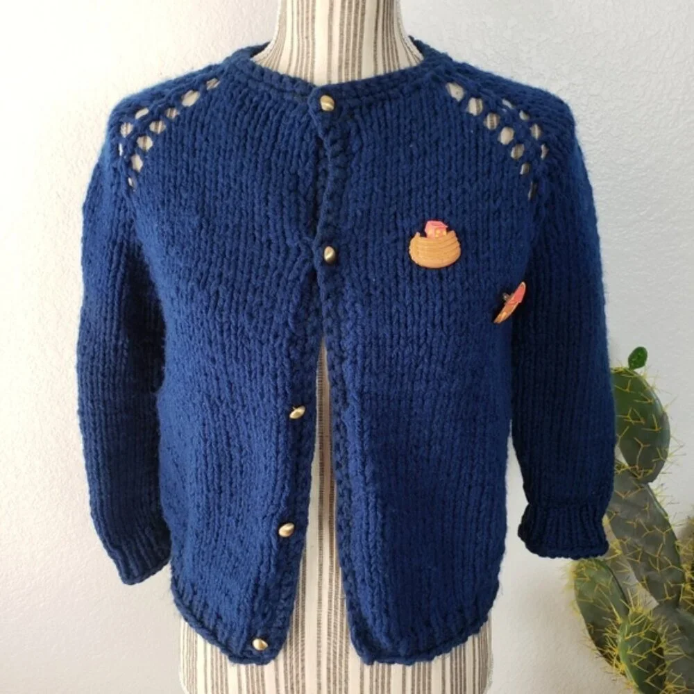 Vintage hand knitted